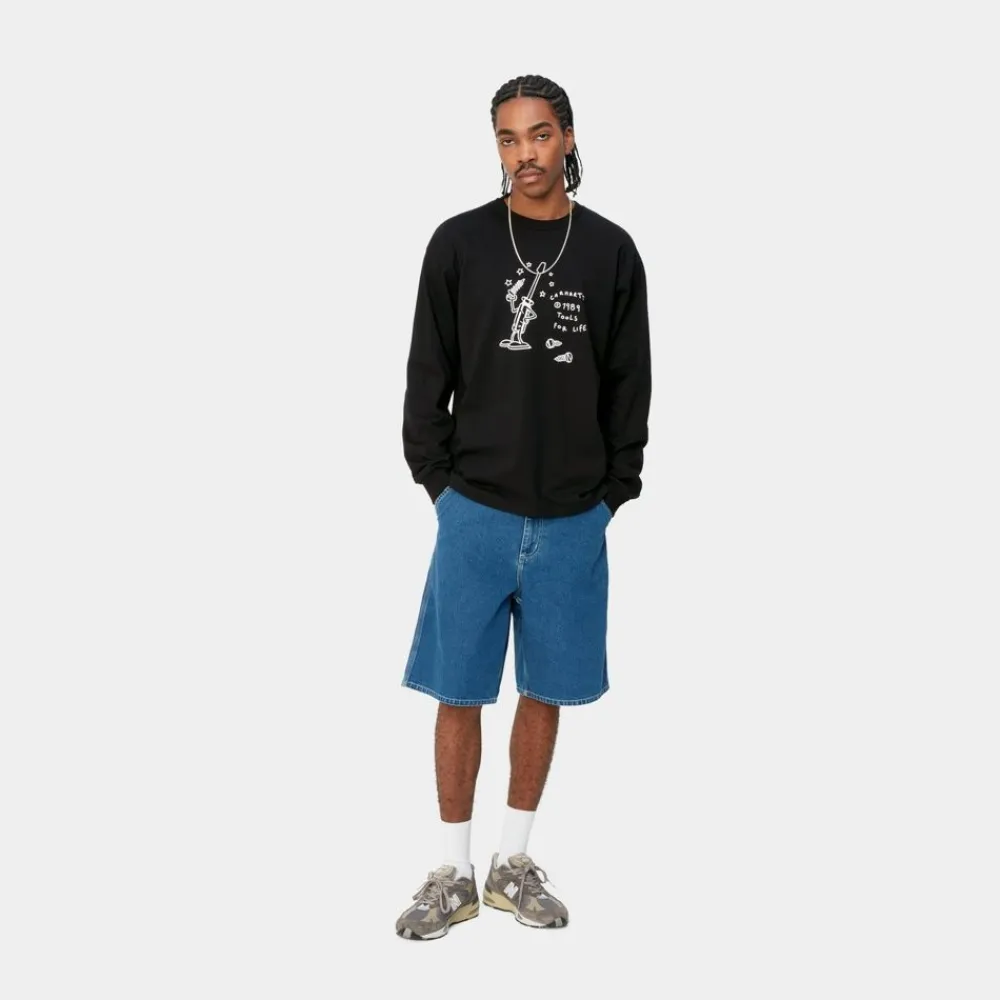 Mænd Carhartt WIP Tools For Life Langaermet T-Shirt | Sort