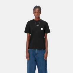 Kvinder Carhartt WIP T-Shirt Med Lommer Til Kvinder | Sort