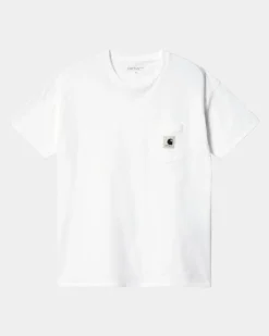 Kvinder Carhartt WIP T-Shirt Med Lommer Til Kvinder | Hvid