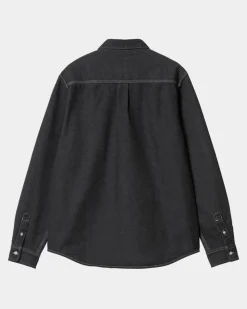 Mænd Carhartt WIP Weldon Skjorte | Sort (Stenvasket)